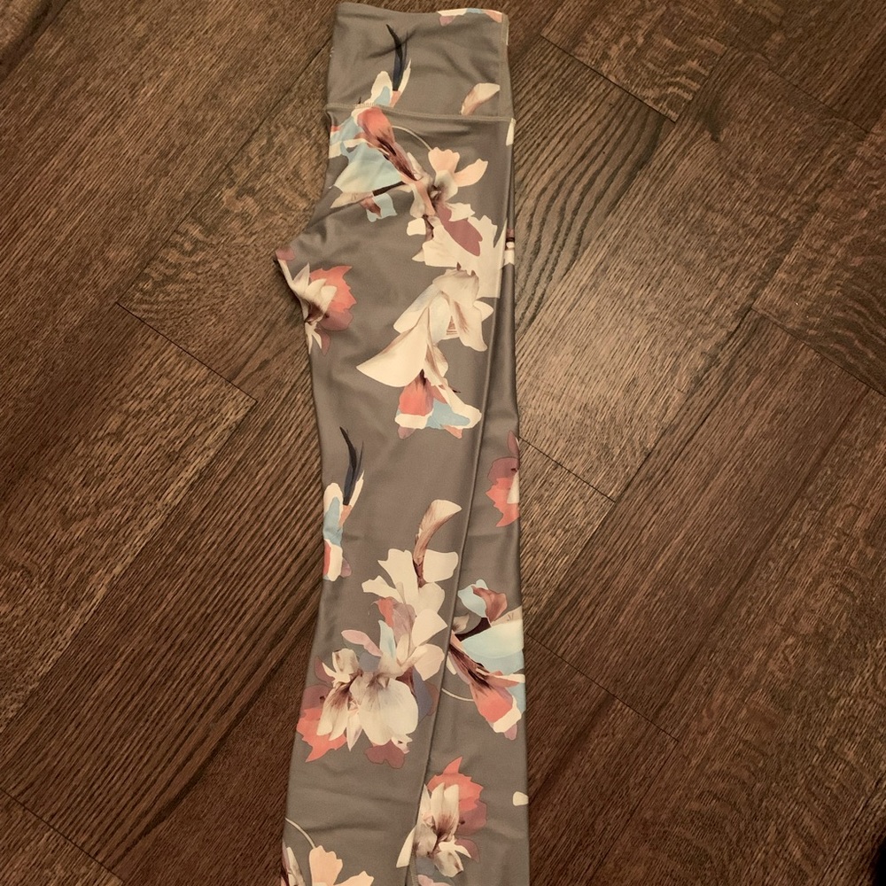 Athleta floral leggings XS